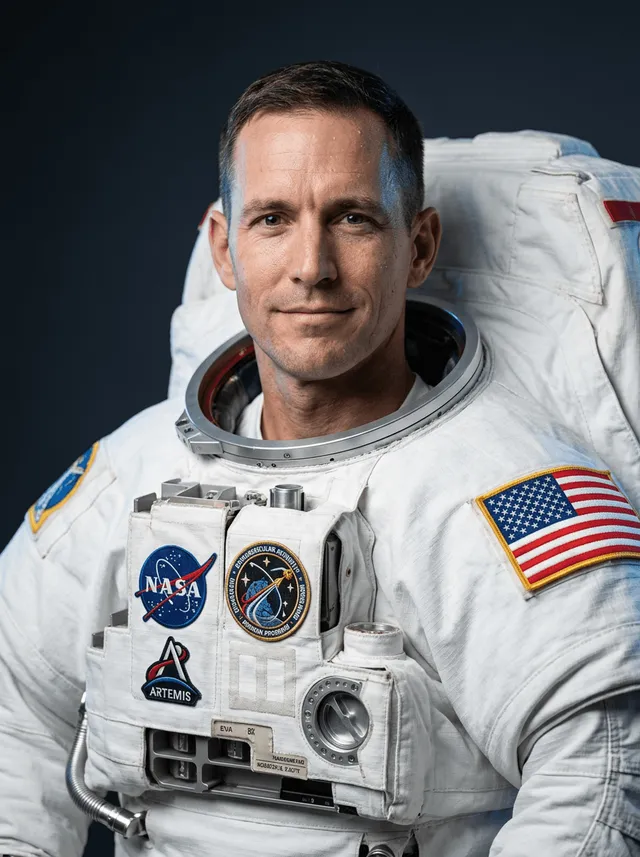 Photorealistic Astronaut Canvas Portrait